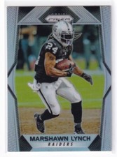 MARSHAWN LYNCH 2017 PANINI PRIZM SILVER