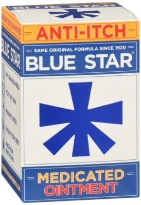 Blue Star Medicated Anti-Itch Ointment 2 OZ