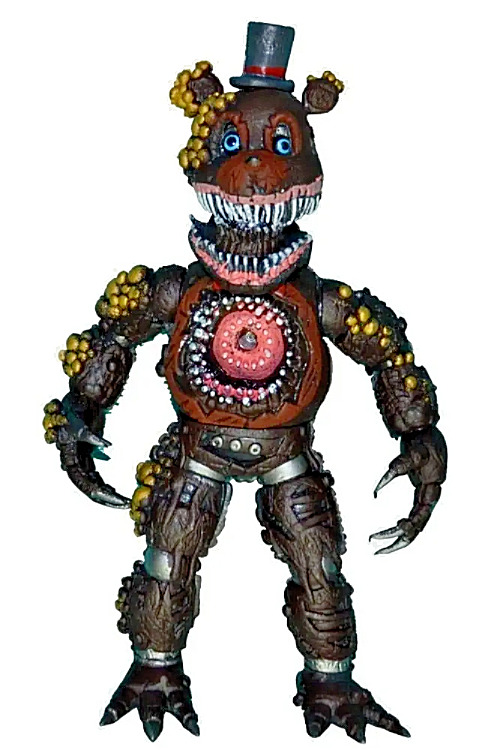 FNAF ANIMATRONIC TWISTED FREDDY FAZBEAR action figure 8 Five Nights at  Freddy's