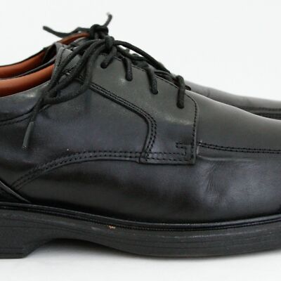 Johnston & Murphy Pattison Sz 11 Oxford C3A A17 Johnston & Murphy Pattison Black Leather Lace Up Oxford  main image 3