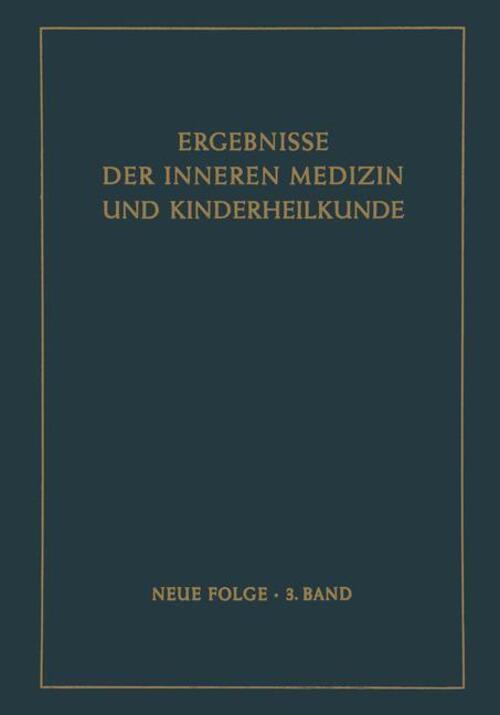 Thumbnail - Alfred Schittenhelm (u. A.) | Ergebnisse Der Inneren Medizin Und