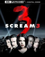 SCREAM 3 [INCLUDES DIGITAL COPY] [4K ULTRA HD BLU-RAY] Slipcover