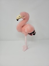 FLAMINGO DAKIN Standing PINK Plush 13  1986 Vintage VTG Plastic Legs and Beak