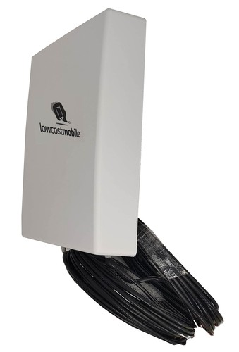 LowcostMobile PAN5G-MIMO-2021 2x10m Antenne 4G 5G Extérieure directionnelle S... - Photo 2/8