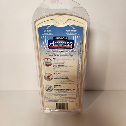 Cabezales de repuesto Reach Access Daily Flosser sin sabor 28 unidades desechables NUEVO - Imagen 2 de 2
