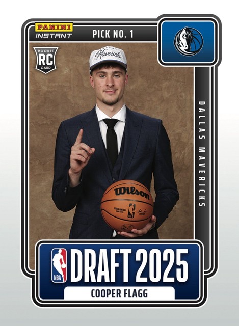 COOPER FLAGG ~ 2025-26 Panini Instant Draft Night #NBADN-1 ~ Rookie
