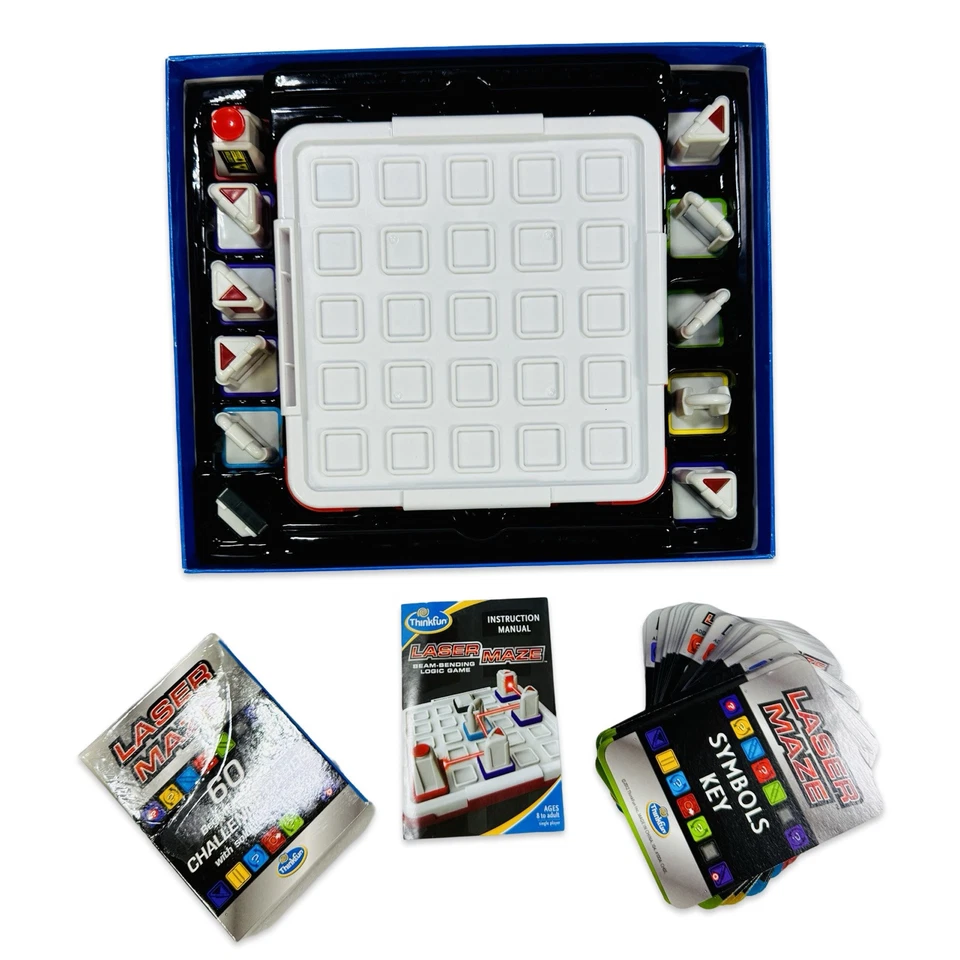 Thinkfun Laberinto Láser Rayo-Bending Juego de Lógica 60 Desafíos 8 Para Adultos Gran Juego Foto 3 de 4