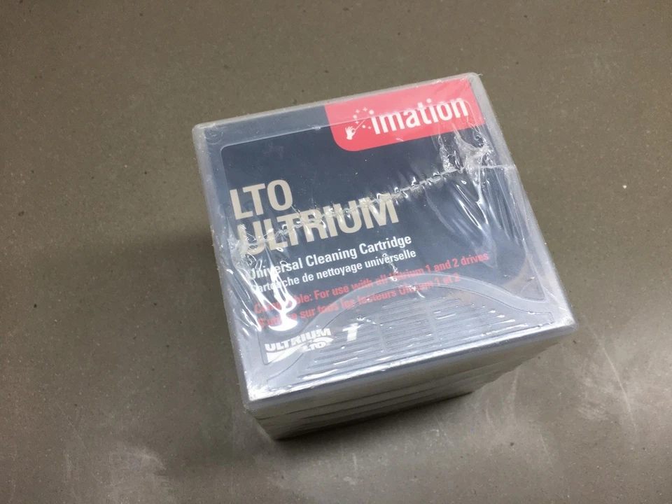 Pack of 5 Imation Ultrium LTO 1 Universal Cleaning Cartridges New Factory Sealed - Image 3 of 4