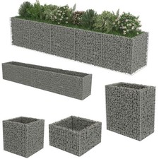 Gabionen Pflanzkorb Steinkorb Blumentöpfe Körbe Gemüse Hochbeet Verzinkter Stahl