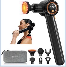Massage Gun with Heat,Massage Gun Deep Tissue with Extension Handle