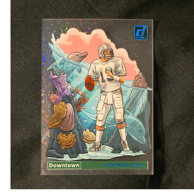 2023 1/1 Panini Clearly Donruss Downtown Dan Marino #8 Dolphins NFL