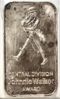 1 oz Fine .999 Silver Bar JOHNNIE WALKER Central Division Award *COM127