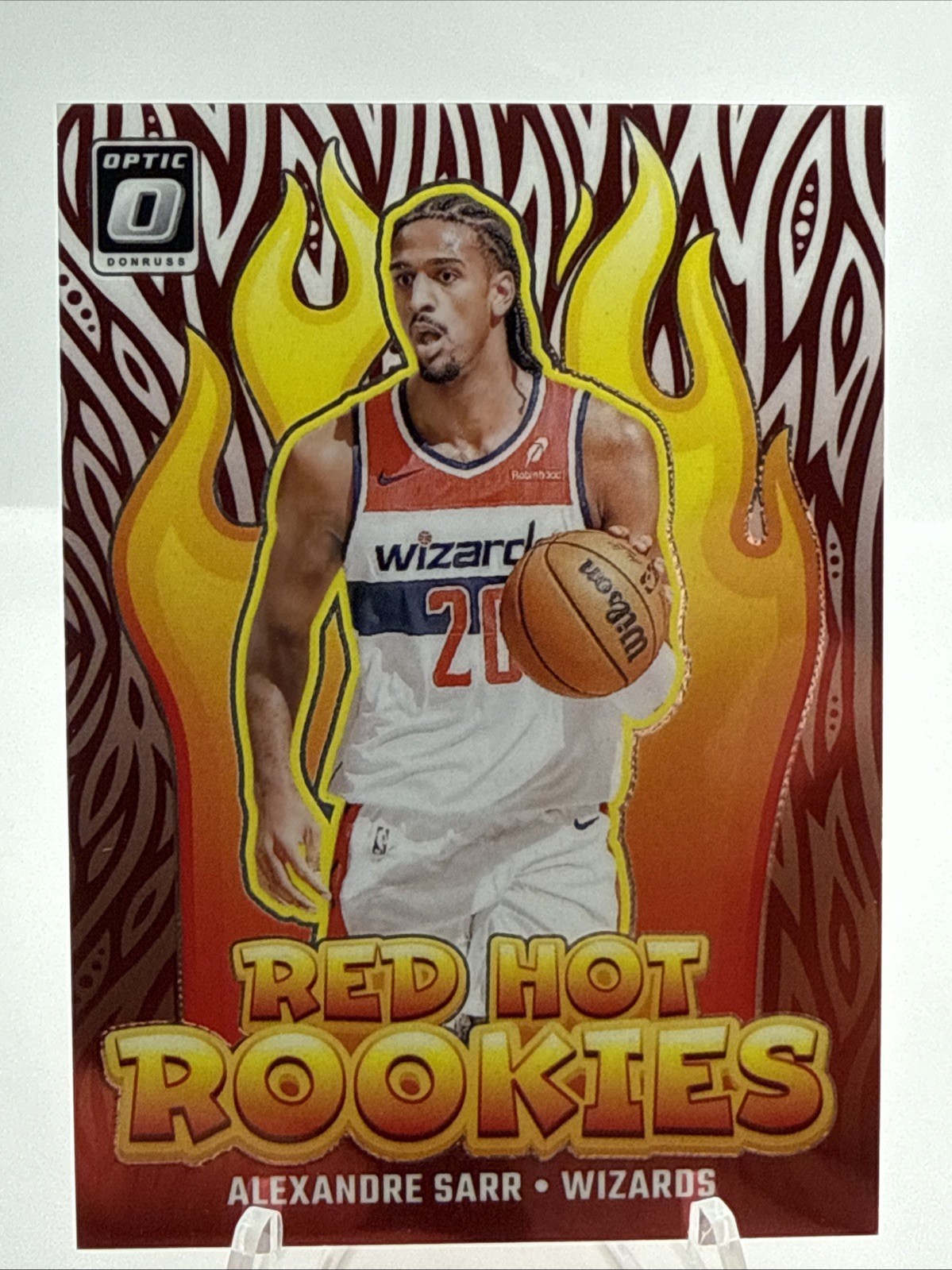 2024-25 Panini Donruss Optic - Red Hot Rookies Alexandre Sarr #2 (RC)