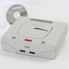 Sega Saturn Console -System Only- WHITE HST-3220 Tested JAPAN -NTSC-J- 7B002940