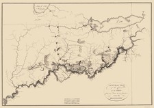 Historic Nautical Map - Ohio River - Collot 1796 - Vintage Wall Art