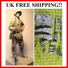 1/16 Casting Resin Model Grey Kit Frontline Soldier Model Requires Assembly U...