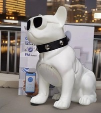 DOG BIG bluetooth speaker USB FM RADIO RECHARGEABLE 4lb 14  8  8  