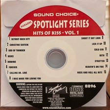 SC8896 KISS  SOUND CHOICE KARAOKE CDG LOT TAM