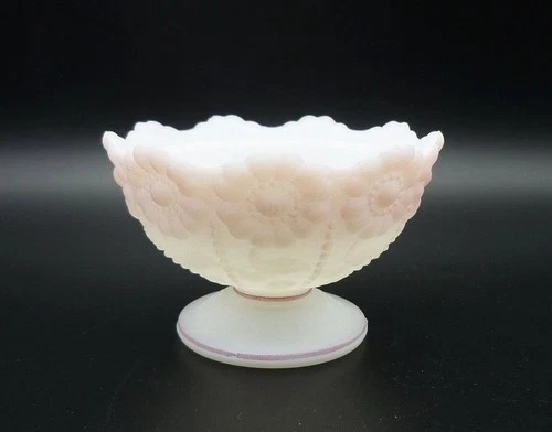 Fenton Glass 2000 Rose Garden Fairy Lamp Light 95th Anniv BOTTOM ONLY Excellent