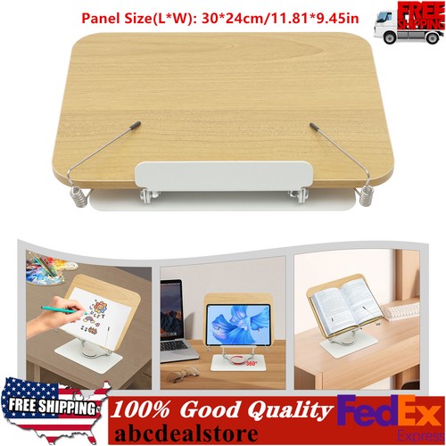 360° Rotatable Book Stand Adjustable Height Display Holder For Tablets Phone
