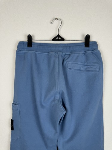 Felpa Joggers Stone Island Patch Logo Cargo Cotone Avio Blu Small Nuova con etichette - Foto 7 di 14
