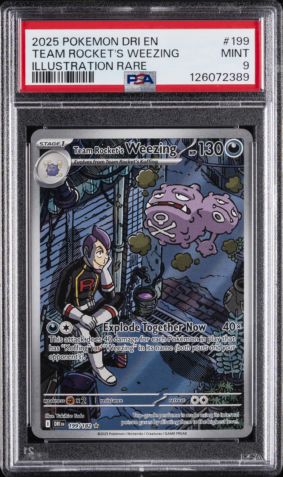Team Rocket's Weezing #199