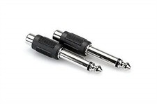 Adaptor RCA to 1/4" TS 2-Pack