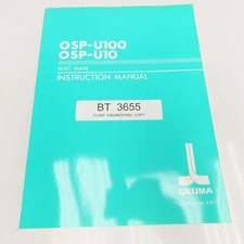 Okuma OSP-U100 OSP-U10 4201-E MacMan Instruction Manual