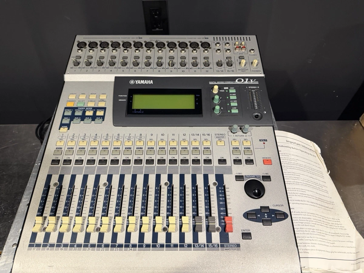 YAMAHA O1V デジタルミキサー 16チャンネル　MY8-AT搭載 YAMAHA O1V デジタルミキサー 16チャンネル MY8-AT搭載 YAMAHA O1V