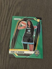 2024 Panini Prizm WNBA Green Prizm 149 KAMILLA CARDOSO Basketball Card Rookie RC