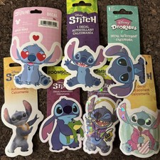 Stitch Lot of 7 Official Decal Autocollant Calcomania Stickers
