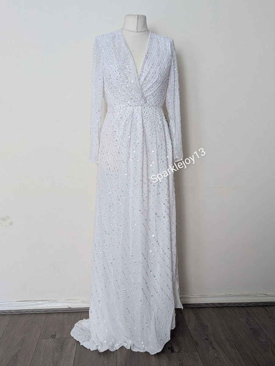 sachin and babi light blue dress ASOS Pale Lilac Purple Floral Sequin Flutter Sleeve Occasion Dress, sz 10 -  BNWT