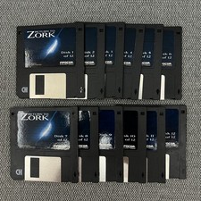 Set Of 12 RETURN TO ZORK Infocom IBM MS-DOS Floppy Disks 1993