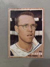 1962 Topps Baseball Bill Virdon, Pittsburgh Pirates #415