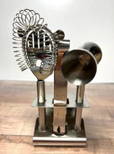 Stainless Steel Cocktail Strainer Set Mixology Bar Tool Professional Bartender K