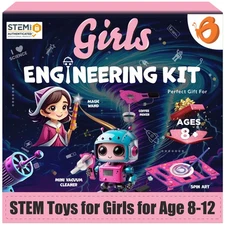 Butterfly EduFields 100+ STEM Projects | Girls Mini Engineering Kit for Ages ...