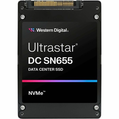 WD Ultrastar DC SN655 7.68TB U.3 PCIe NVMe Internal Solid State Drive 0TS2459