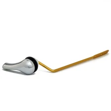 Qualihome Universal Toilet Tank Flush Lever, Chrome Finish Handle With