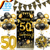 50 Geburtstag Deko,Rainllon 50. Geburtstag MäNner Frauen,Konfetti Deko 50. Gebur