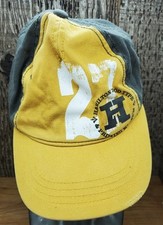 Hamilton Printing Museum Yellow  Gray Strapback Adjustable Hat Cap Youth 4-16