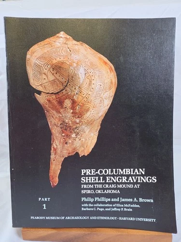 1978 PRE-COLUMBIAN SHELL ENGRAVINGS-Craig Mound-Spiro, Oklahoma-Part 1-Softcover