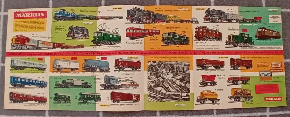 Märklin H0 Werbe-Flyer / Prospekt von 1963/64 / OOAN 06 63  th  / TOP / Original