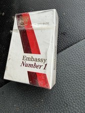 Vintage Embassy Filter Cigarette Pack Box Empty Packet 