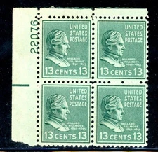 US Scott # 818 - MNH - Plate # Block of 4         (10-C233)