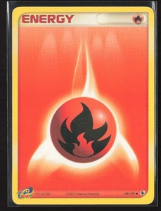 Fire Energy 108/109 EX Ruby & Sapphire Common