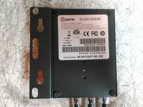 Defective Perle IOLAN SDS3M 04030820 3-Port Modem Serial Device Server AS-IS - Picture 7 of 7