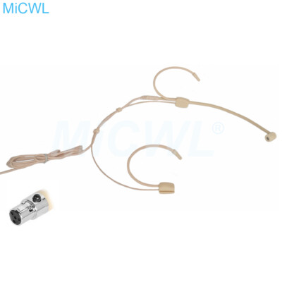Super Voice Headset Microphone For Shure Wireless mini XLR Beta53 MiCWL