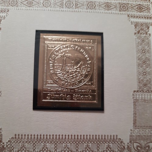 Briefmarken Raritäten in Gold 70 Exemplare mit Besitzurkunde 99,8% Goldauflage - Afbeelding 11 van 12