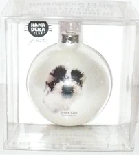 Shih Tzu Puppy Glass Ball Christmas Ornament Hana Deka Club By Yoneo Morita