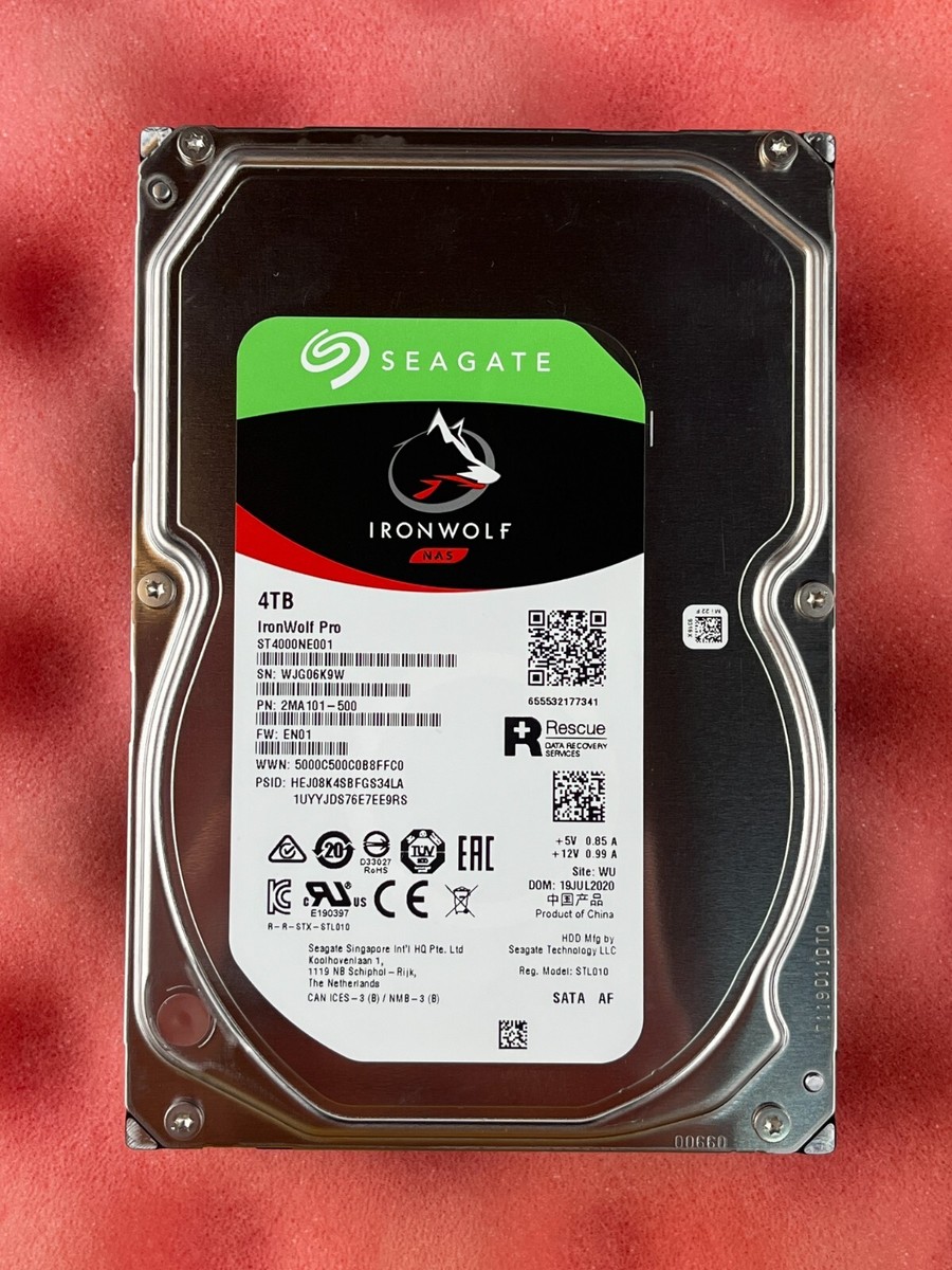 20TB 5x Seagate IronWolf Pro 4TB ST4000NE001 NAS HDD - PERFECT 6mo